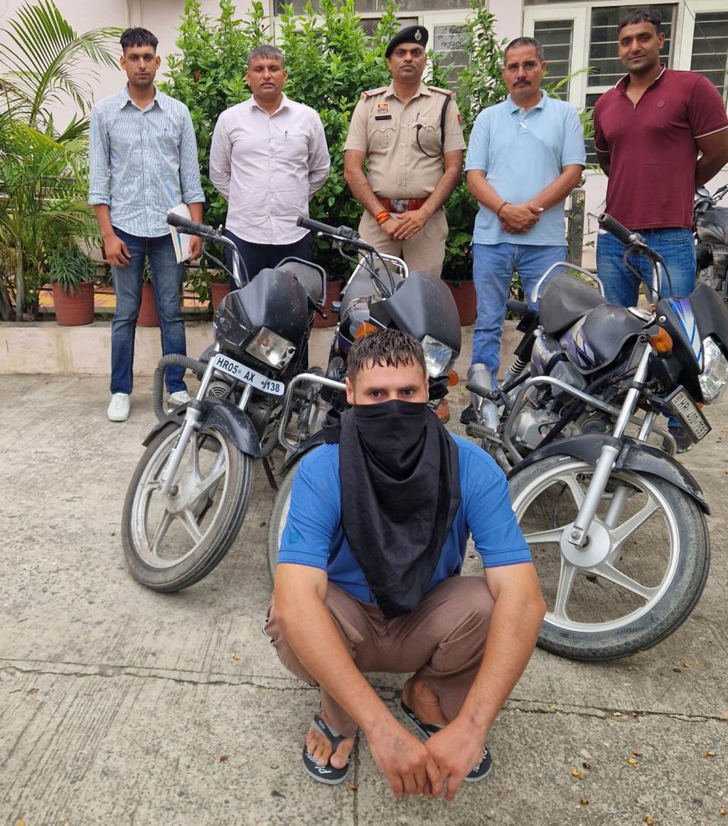 Action by AntiAuto Vehicle Theft Staff One accused arrested three stolen motorcycles recovered